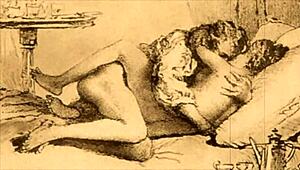 check out this vintage erotic illustration from classic anime art 😍