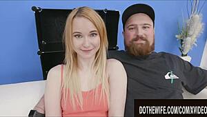 redhead housewife sweetie plum relaxes with her cuckold