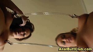 Sexy Fetish Sluts Tug In Bondage