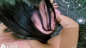Brazilian Wife Begs for Deep Creampie in Stretched Anal Hole