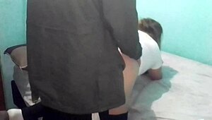 Latina Emo Bent Over For Doggystyle Fucking