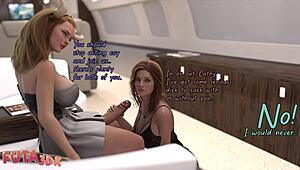 Futa3Dx - Futa Blonde Babe Grows Cock and Bangs Friends Hard