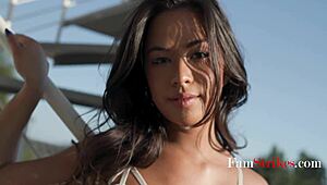 Stepmom Discovers Stepson's Porn Venture with Girlfriend