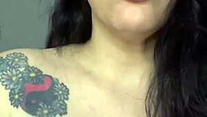 Jerk off to this big ass brunette