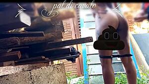 i fucked my friend's tasty girlfriend in the backyard on his anniversary