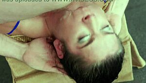 throatpie action using wife's mouth for quick satisfaction.