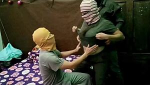 latina milf threesome homemade with big tits