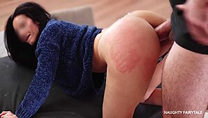 Married woman with a big butt has anal sex on her birthday with another man