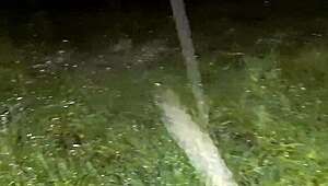 Russian lesbians hide in abandoned ranch for dirty talk pussy licking orgasm.