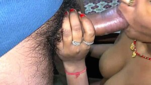 Bhabhi Sucks Cock and Balls in Homemade Dirty Talk Session