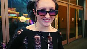 super hot white slut raven vice seduced by old man at golden gate casino in las vegas
