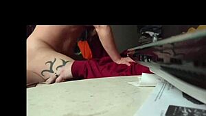 Fucking my ex-wife hard in the bedroom