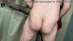 Check out this standing doggystyle with teen in stockings, close-up pussy and cumshot! 😍