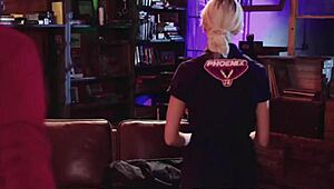 Intense emotions surge as dude fucks sweaty busty blonde babe