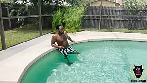 big boobed avalon mira craves rome major's huge cock by the pool