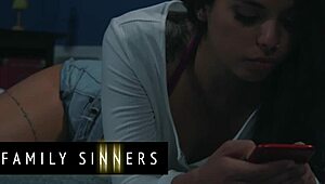 Ever noticed how Gina Valentina craves her dad’s cock so bad in Family Sinners?