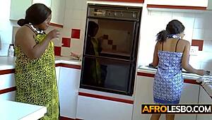 Amateur African BBW Lesbian Liya Licks and Eats Petite 18+ Ebony Ghetto Pussy