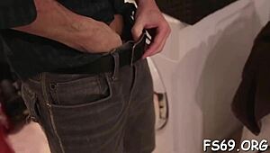 Sweet Babe Sucks Big Cock Then Rides It Hard In The Bedroom