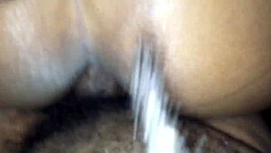 Big Booty Ebony Thot Teasing With Her Monster Cock And Huge Ass