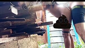 i fucked my friend's tasty girlfriend in the backyard on his anniversary