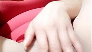 Sexy chubby sends porn to stepbrother, seduces him for dirty sex at her house.