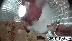 Shower Bts Fun With Christy Dahlia And Ivan