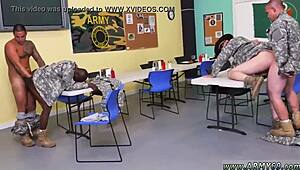 Watch This Virgin Dick Get Ready For Gay Sex With Drill Sergeant