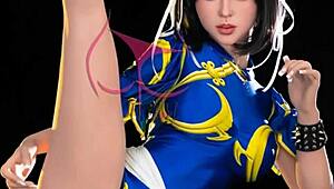 Chun Li Sex Doll Ready for Wild Action