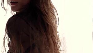 naked ukrainian sofi ka poses with small tits in heels for playboy