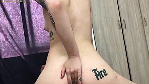 Spying On My Stepsister Changing Clothes - Latina Babe In Close-Up Flashing.