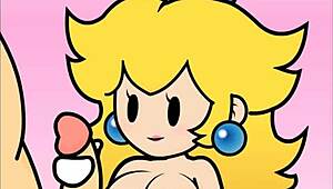 Feel The Thrill In Paper Peach Handjob Animation