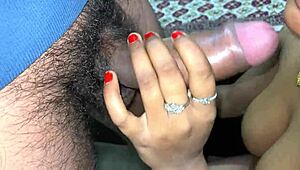Bhabhi Sucks Cock and Balls in Homemade Dirty Talk Session