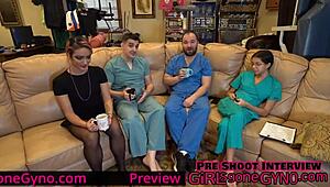 Wow! Channy Crossfire's wild 2022 gyno exam by male doc in Canada!