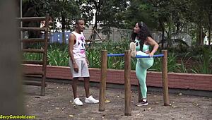 Latina Mature's Ass Gets Totally Wrecked in Rough Action