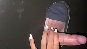 Girl fucks two guys in swing, then on street with cuckold.