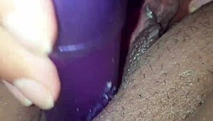 Playing with Wet Pussy on His Lap Makes Him Cum Fast