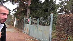 French girl hopped into a stranger’s van for a wild ride.