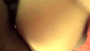 Interracial anal sex with a glamorous French woman