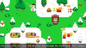 Poppy from LOL in steamy Christmas hentai game