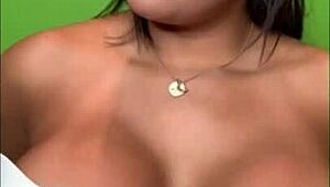 Hot latina curvy bisexual amateur with glasses reaches orgasm using favorite toys