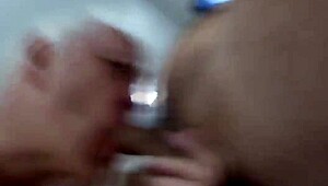 Gay sex with a grandfather who has polio and gives a good blow job.