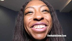 18yr sexy mixed indian and black newbie kokohontas getting fucked by habibi 😍