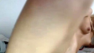 Blonde Horny Teen 18+ Pleasures Her Pussy With Homemade Masturbation