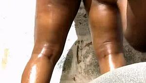 A young South African man has sex with a mature woman.