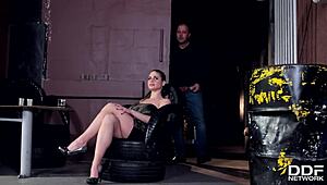 Cathy Heaven Endures Intense BDSM Ass Treatment Session