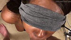 black teen sucks white dick for facial