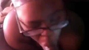Texting boyfriend before gagging on huge cumshot
