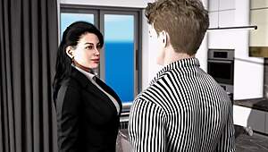 ain't no side piece in this hentai cartoon tale