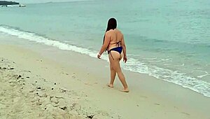 yo, wanna know what happened? my slutty latina wife met a guy on the beach and banged him raw!