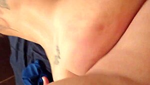 Beautiful Costa Rican Blonde Sucks Big Cock